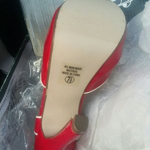 Red high heels